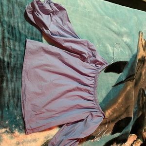 fancy off-the-shoulder violet-blue top💙💜